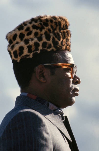 President Mobutu Sese Seko (Photo by Alain MINGAM/Gamma-Rapho via Getty Images)